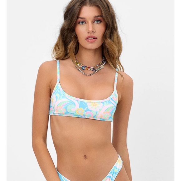 Frankie’s Bikinis Terry Bralette Bikini Top | Skimpy Terry Tia Bikini Bottom - Picture 4 of 16